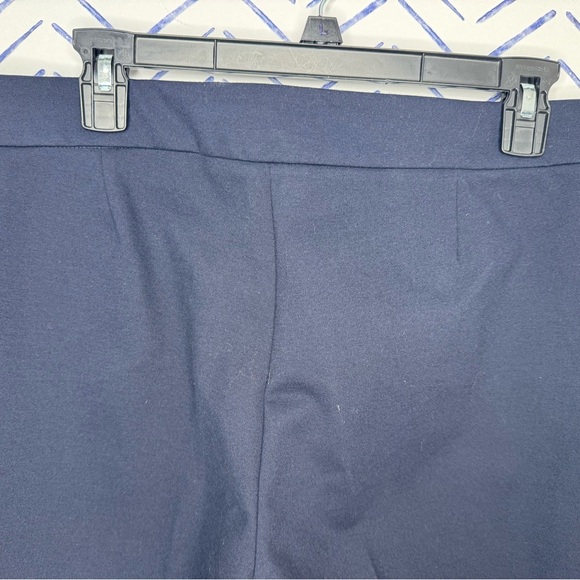 Anne Klein Navy Blue Knit Trouser Pants Size 14 - Picture 4 of 6